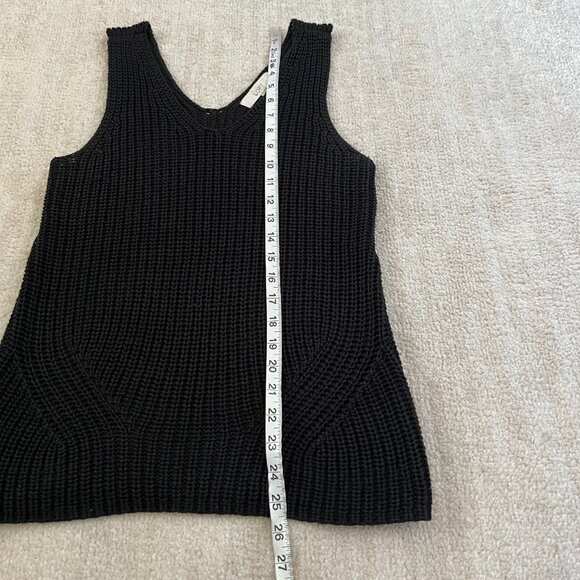 LOFT Black V Neck Sleeveless Sweater Vest S - Picture 5 of 8
